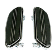 MCS Runway rider floorboards 1" extended - Chrome