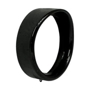 MCS Recessed trim ring with visor - 7" headlamp - Gloss black