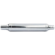 MCS 58-E78 OEM style Cigar type muffler 22" long chrome