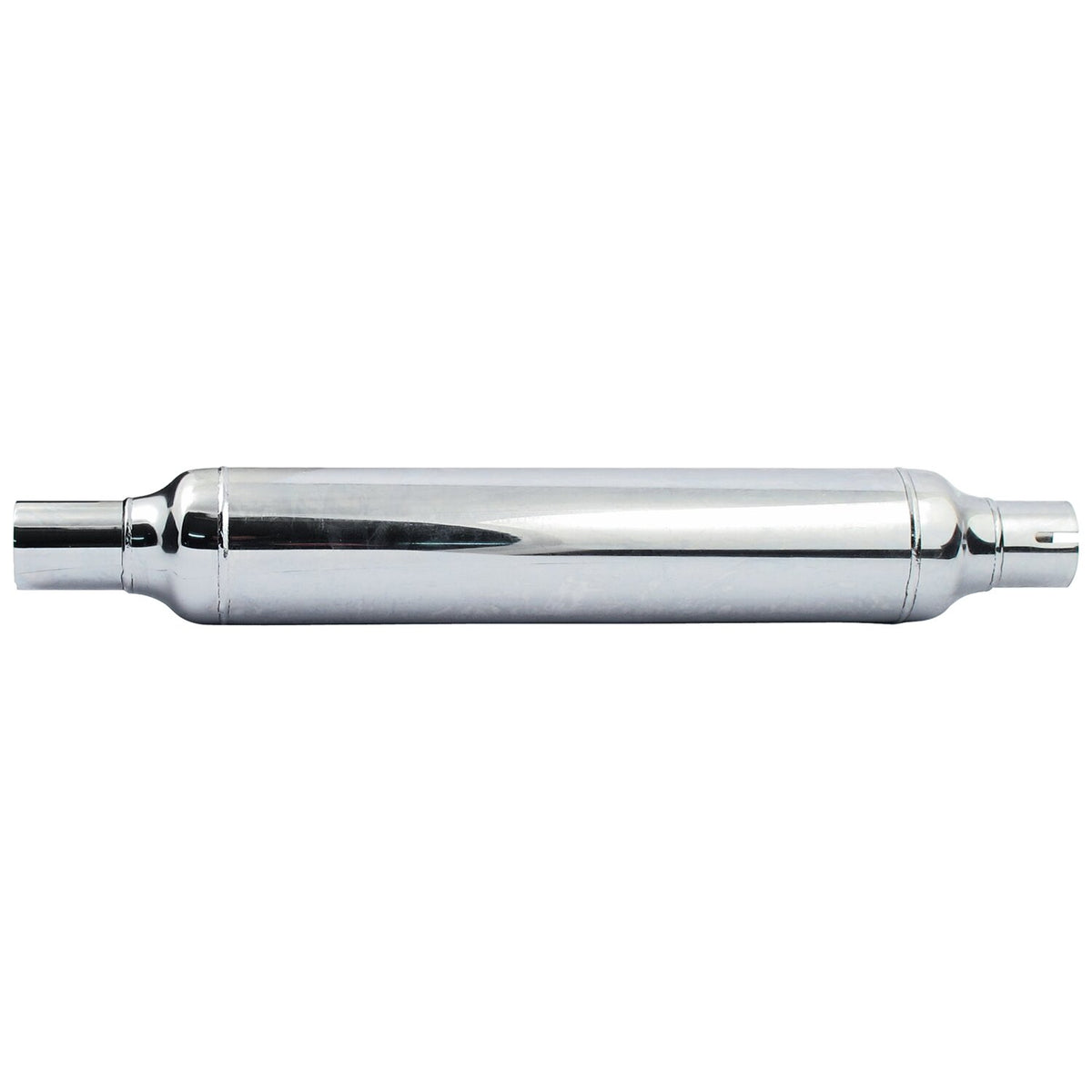 MCS 58-E78 OEM style Cigar type muffler 22" long chrome