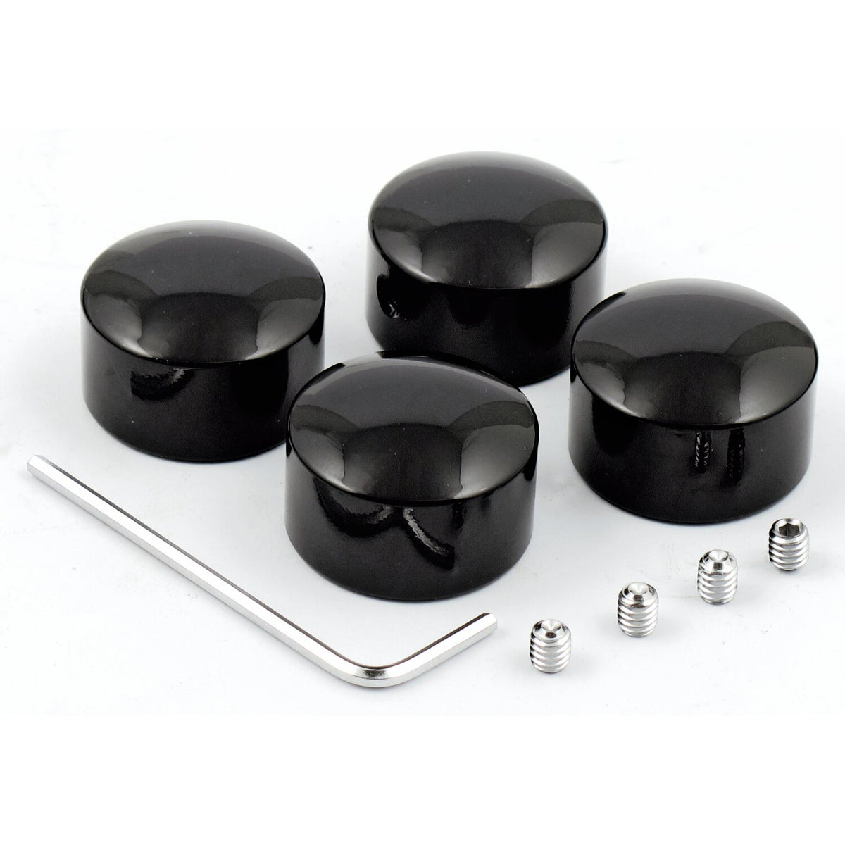 MCS Head bolt cover kit - Smooth black