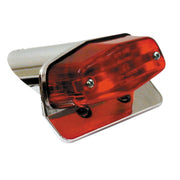 MCS Custom lucas taillight assembly - with bracket - Chrome