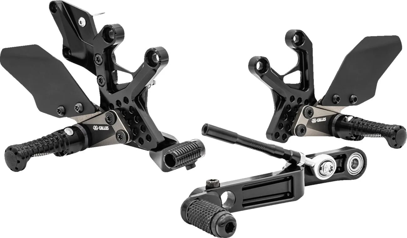 Gilles Tooling Adjustable Rearset - Black