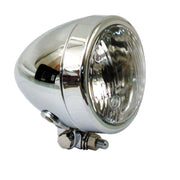 MCS Bullet 4" H4 headlamp - smooth - Chrome