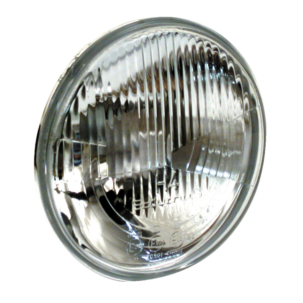 MCS Headlamp unit H4 - Ribbed lens - 7"