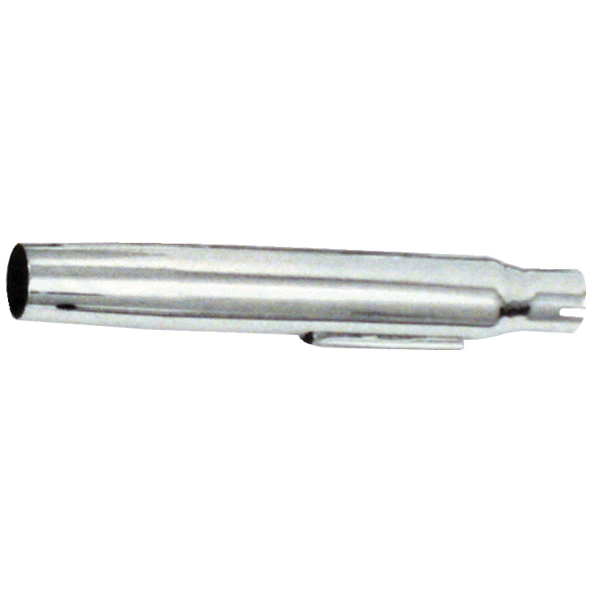 Paughco replacement slip-on muffler - Tapered - Chrome