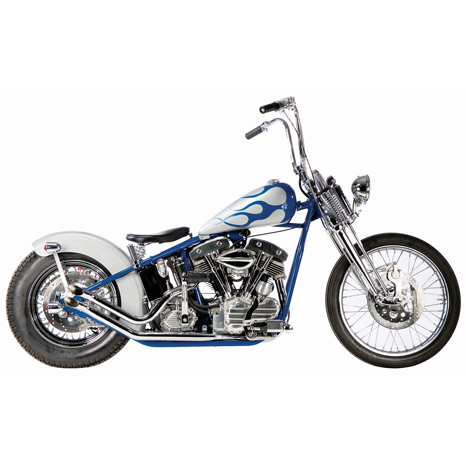 Paughco Upswept head pipes - Gooseneck - over Transmission