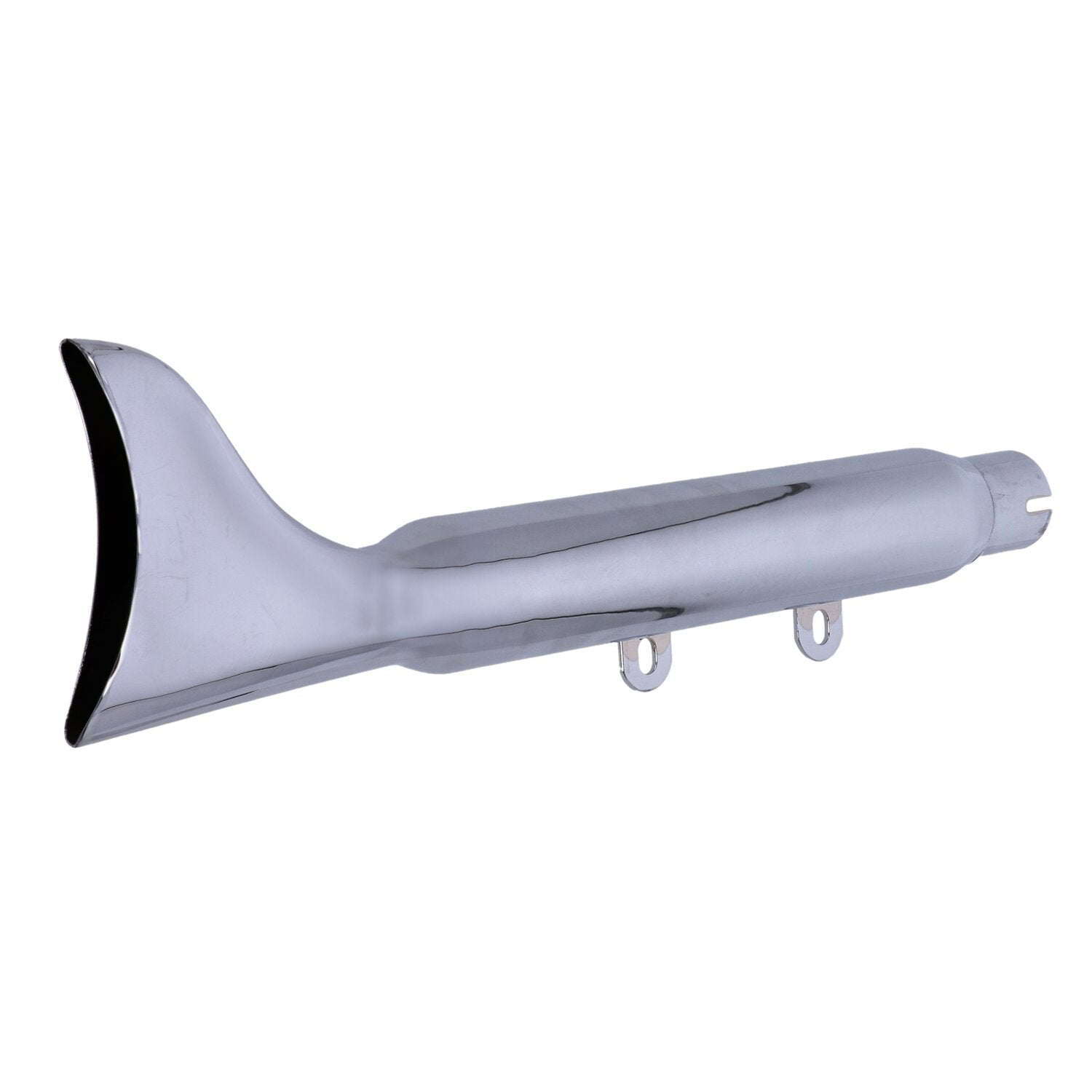 Paughco Replacement muffler - Fishtail - Chrome