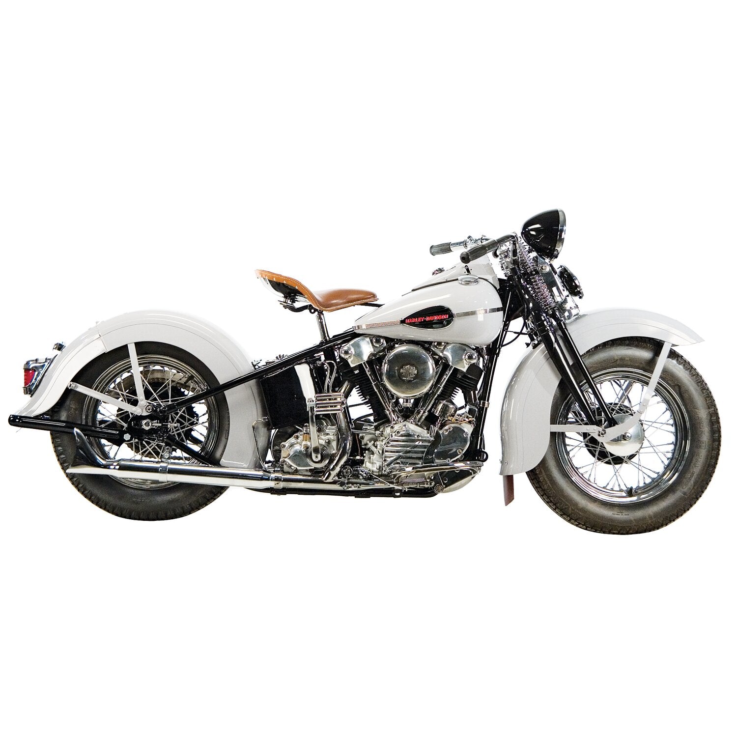 Paughco 2 into 1 head pipes (S-pipe) - Chrome
