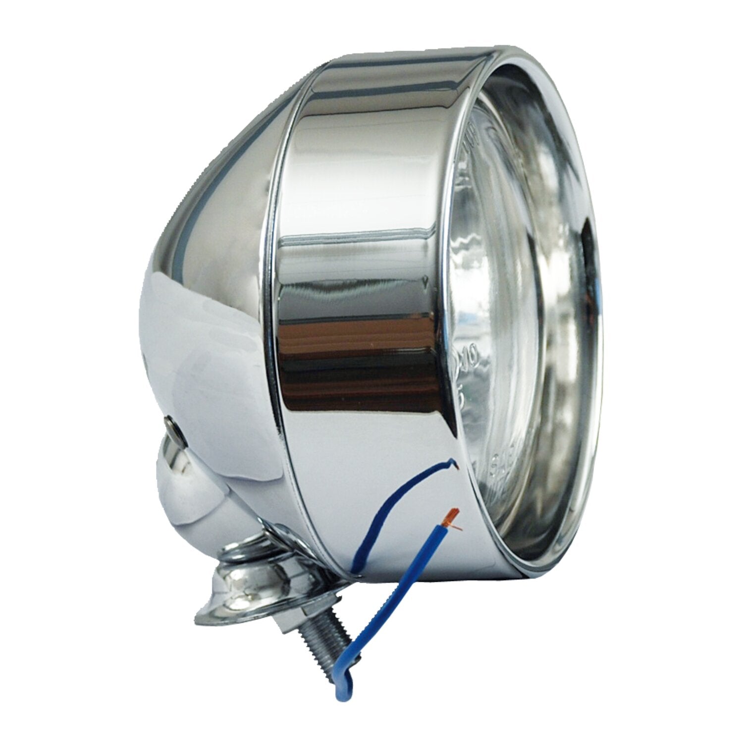 MCS T-bone spotlamp - 3-1/2" - Clear glass lens - frenched