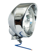 MCS T-bone spotlamp - 3-1/2" - Clear glass lens - with visor