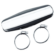 Paughco Straight Heatshield / boot guard - 12" - Chrome