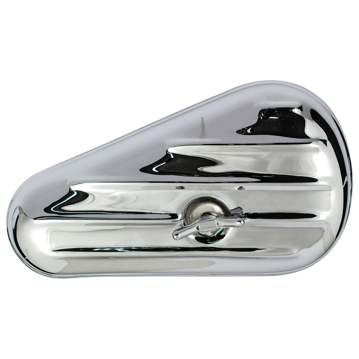 Paughco early style tool box ribbed - Chrome