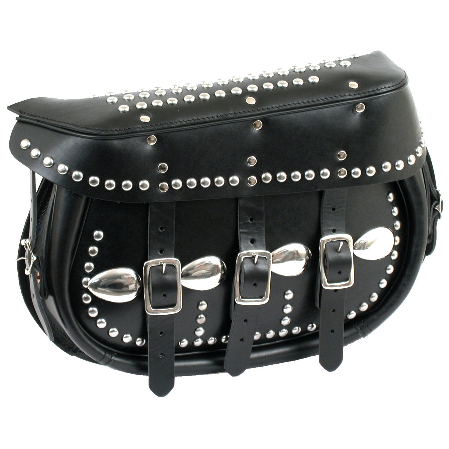 Samwel King saddlebags black studded