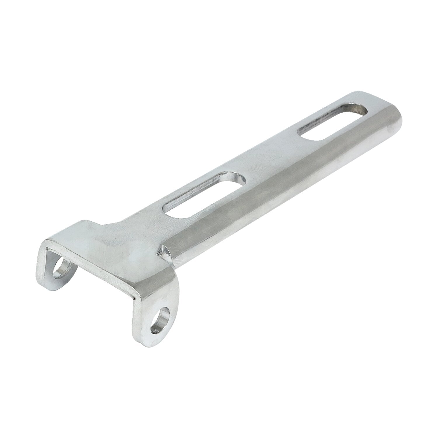MCS Universal solo seat hinge square mount - Chrome