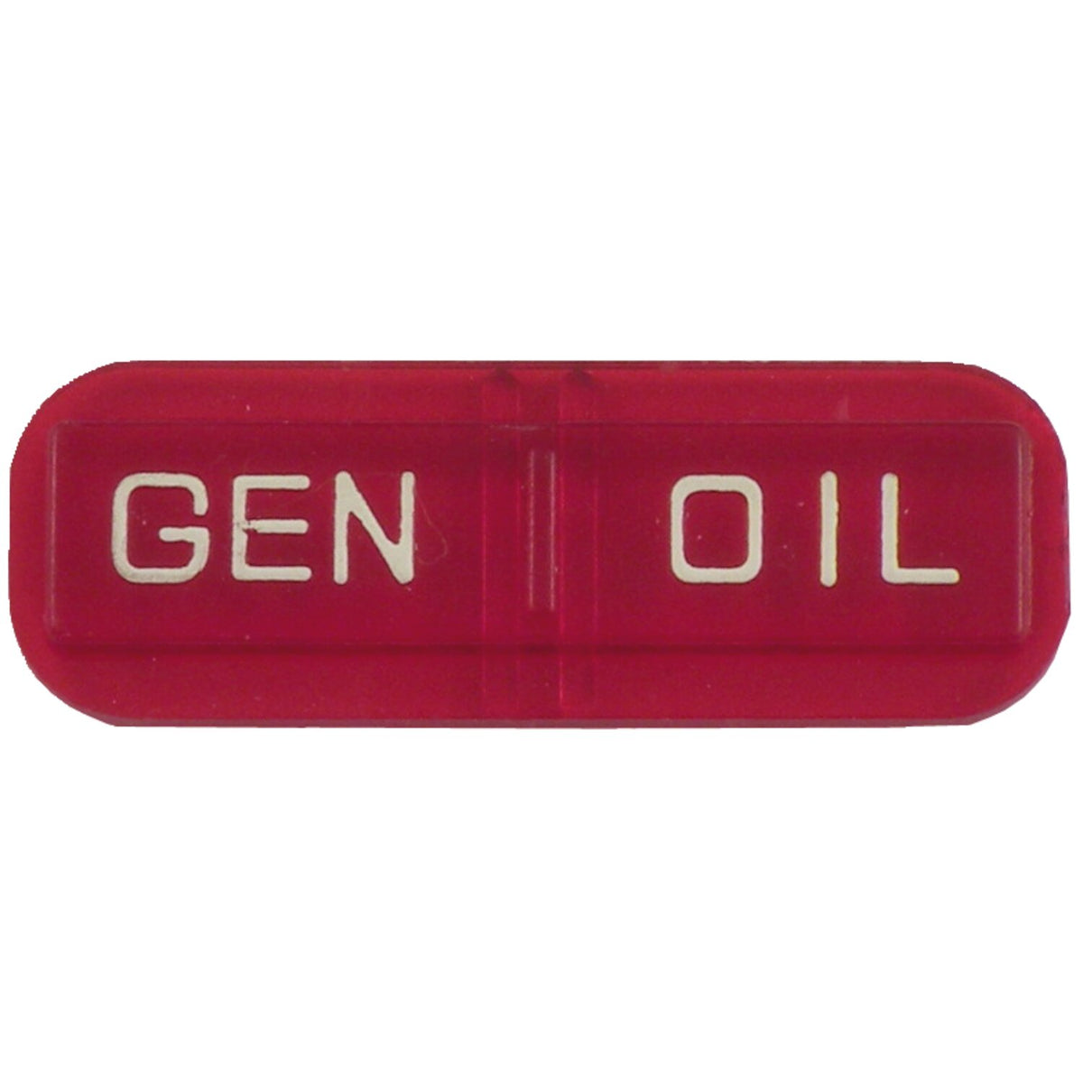 MCS Replacement lens for 2-light (47-61 style) dash - Red