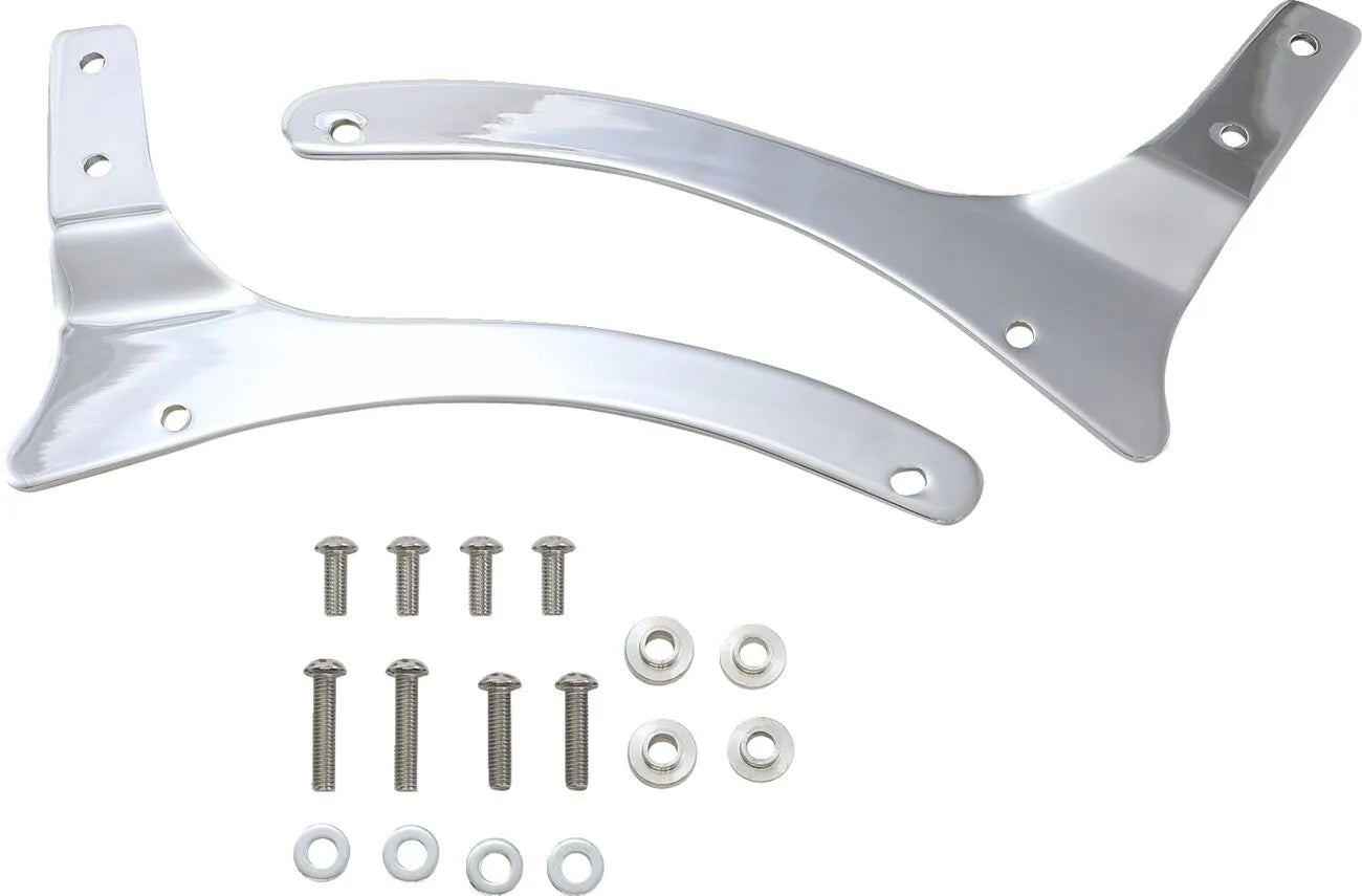 Cobra Round Sissy Bar Kit - Chrome Finish