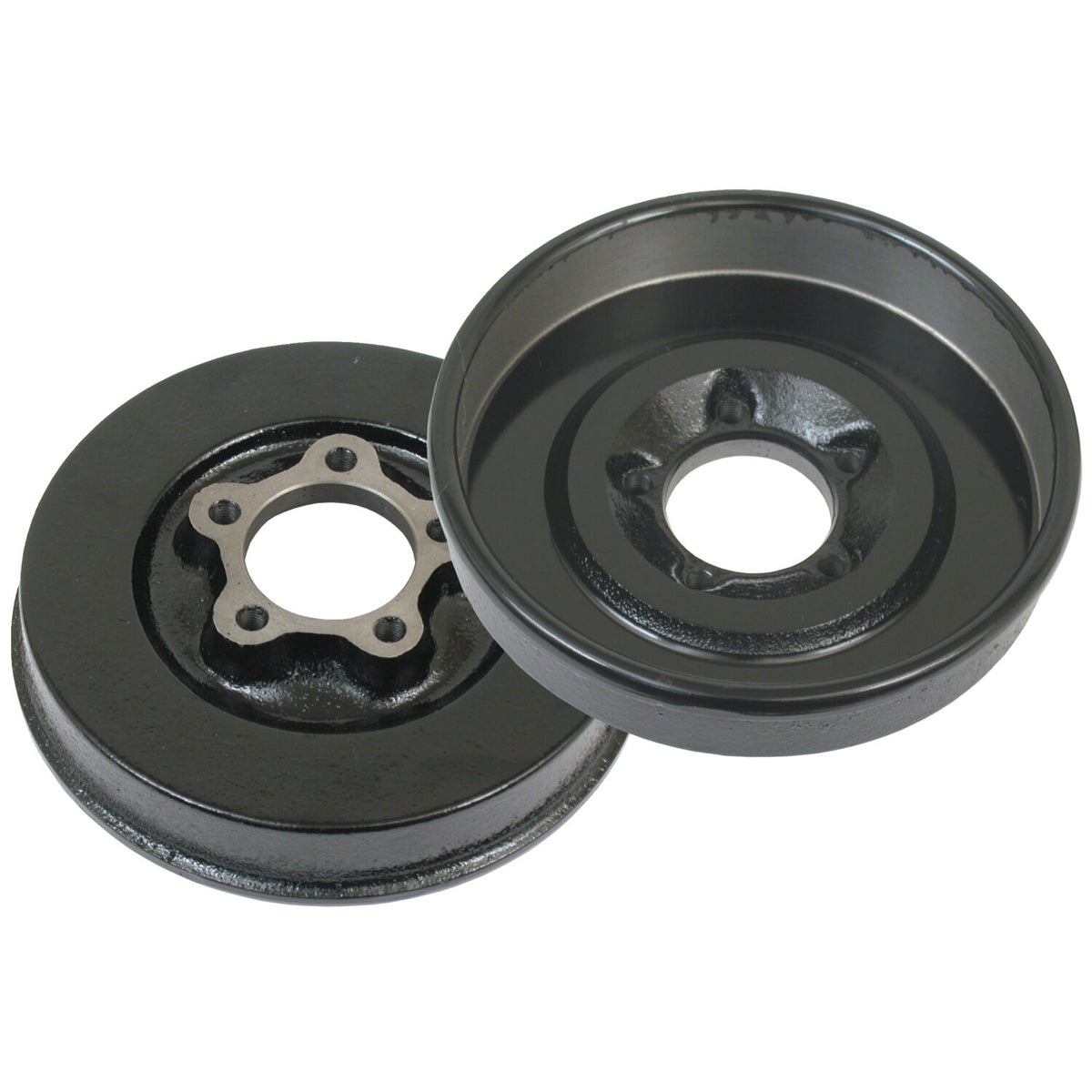 Samwel Brake drum WLC/B.T - front - Black painted