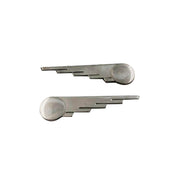MCS Saddlebag trim spped ball wings - Stainless