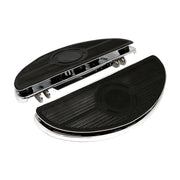 MCS Oval early style floorboards - with dampers - Chrome