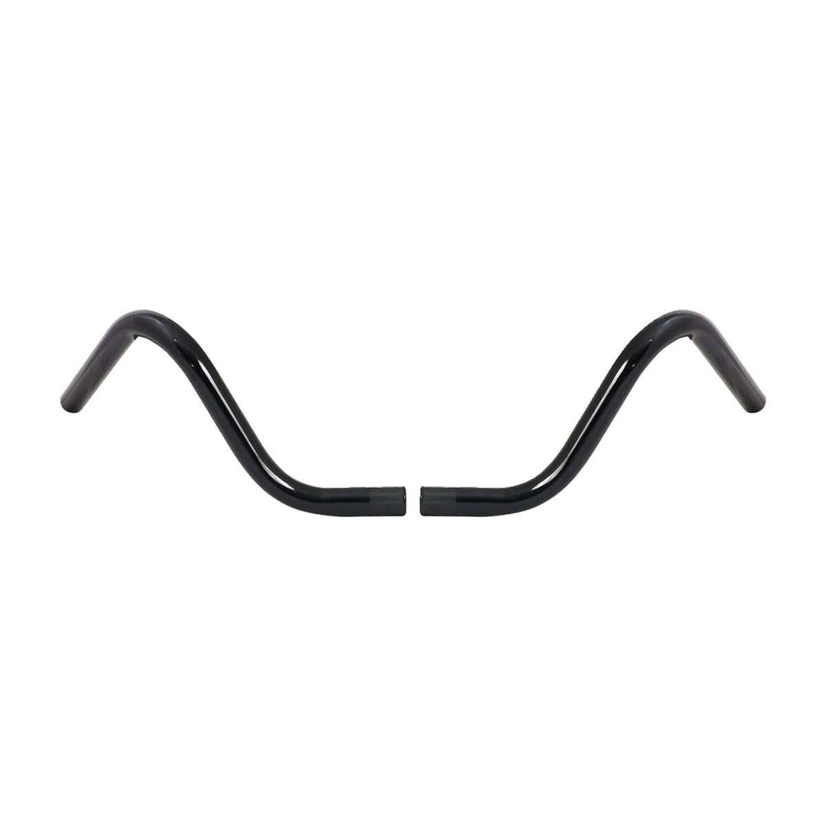 MCS 2-piece Buckhorn style handlebar 1" black