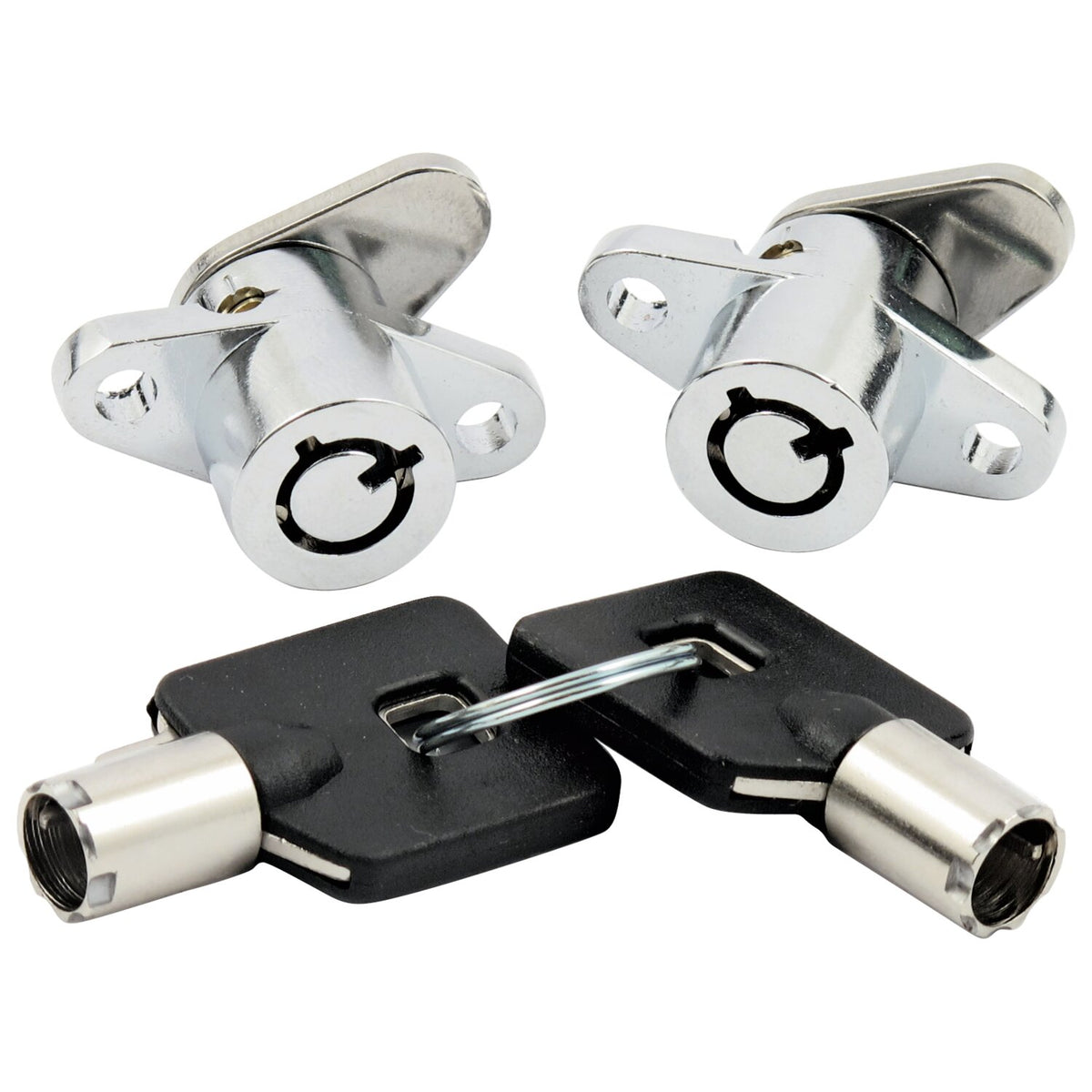 MCS Lock set saddlebags - Chrome
