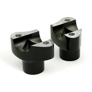 MCS OEM type style risers non threaded - 1-3/4" rise - Black