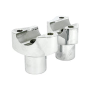 MCS Forged aluminum risers straight 2" rise - Chrome