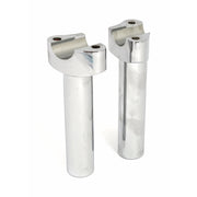 MCS Forged aluminum risers straight 5-1/2" rise - Chrome