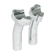 MCS Forged aluminum risers pullback 4-1/2" rise - Chrome
