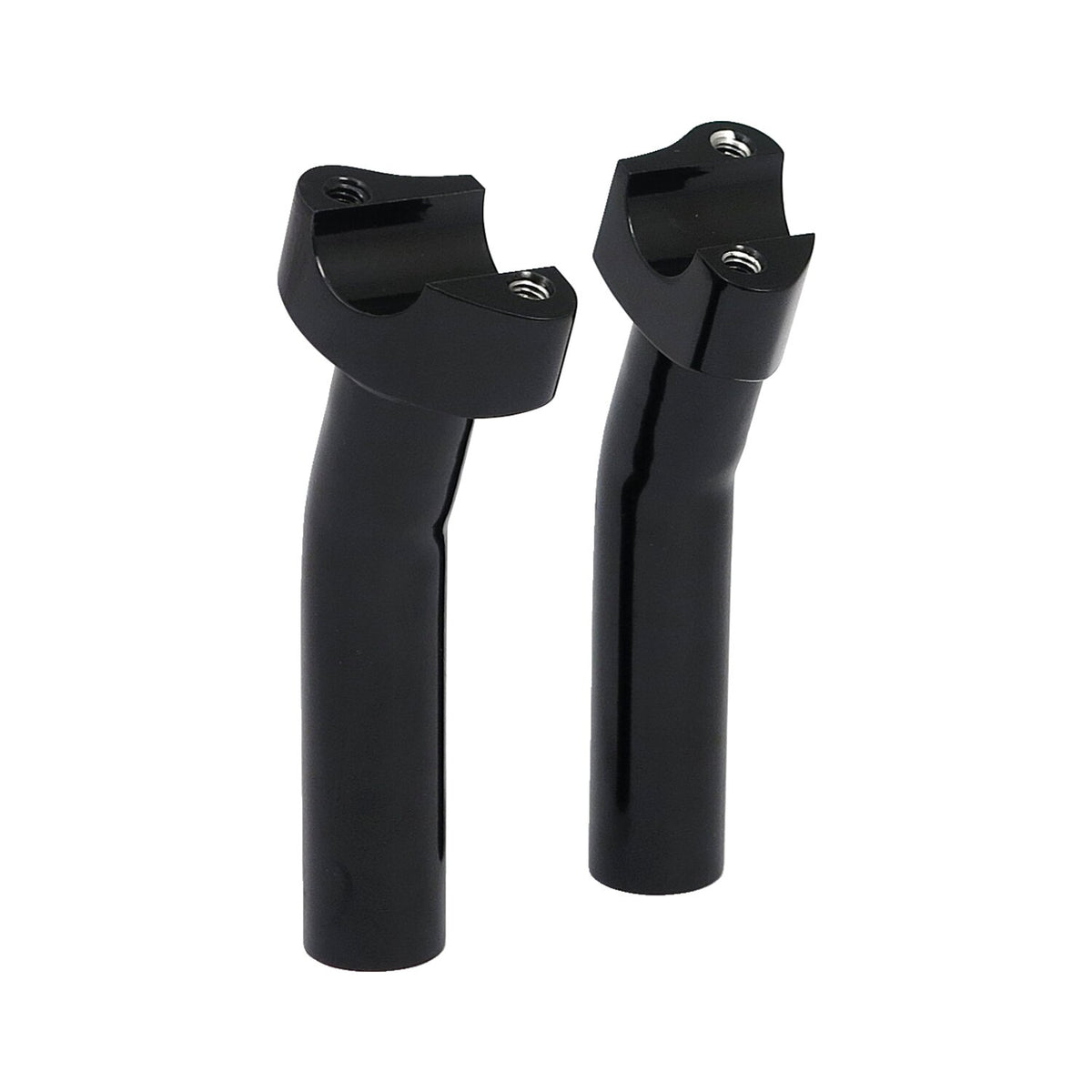 MCS Forged aluminum risers pullback 5-3/4" rise - Black
