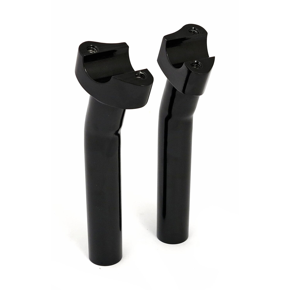 MCS Forged aluminum risers pullback 7" rise - Black