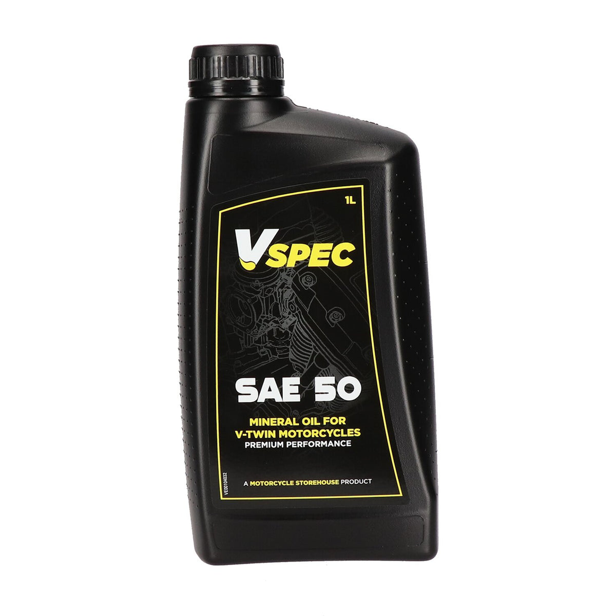Vspec SAE 50 (Mineral) motor oil - 1 liter bottle