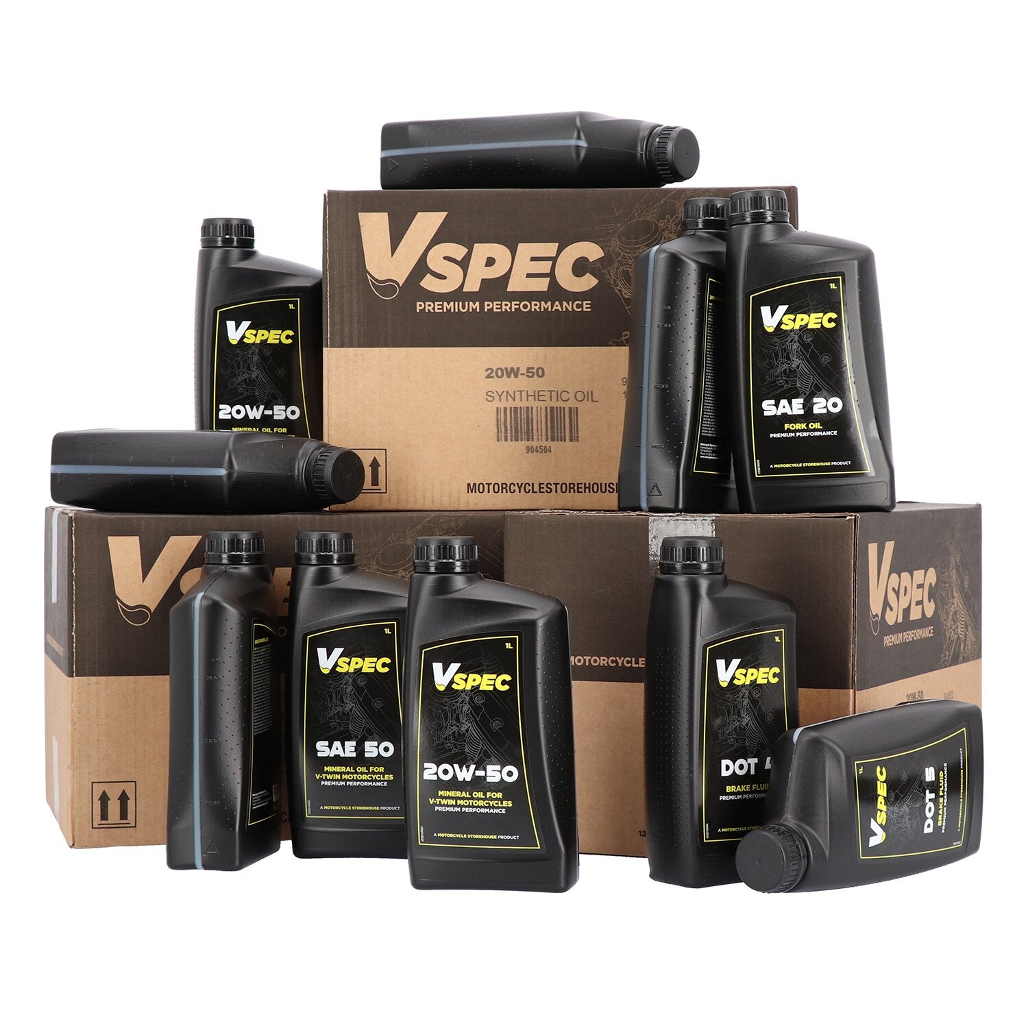 Vspec 20W50 (mineral) motor oil - 1 liter bottle