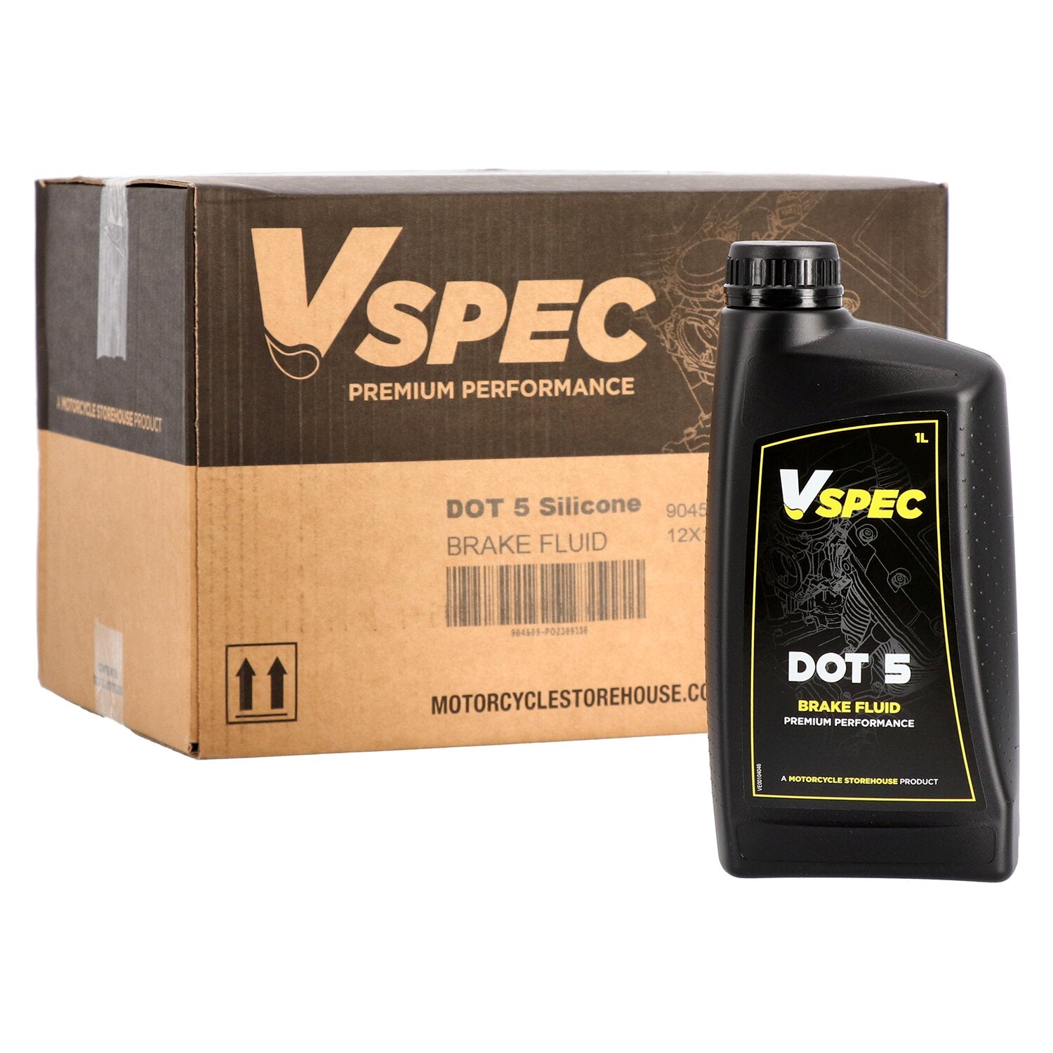 Vspec Brake fluid DOT 5 Silicone - 1 liter