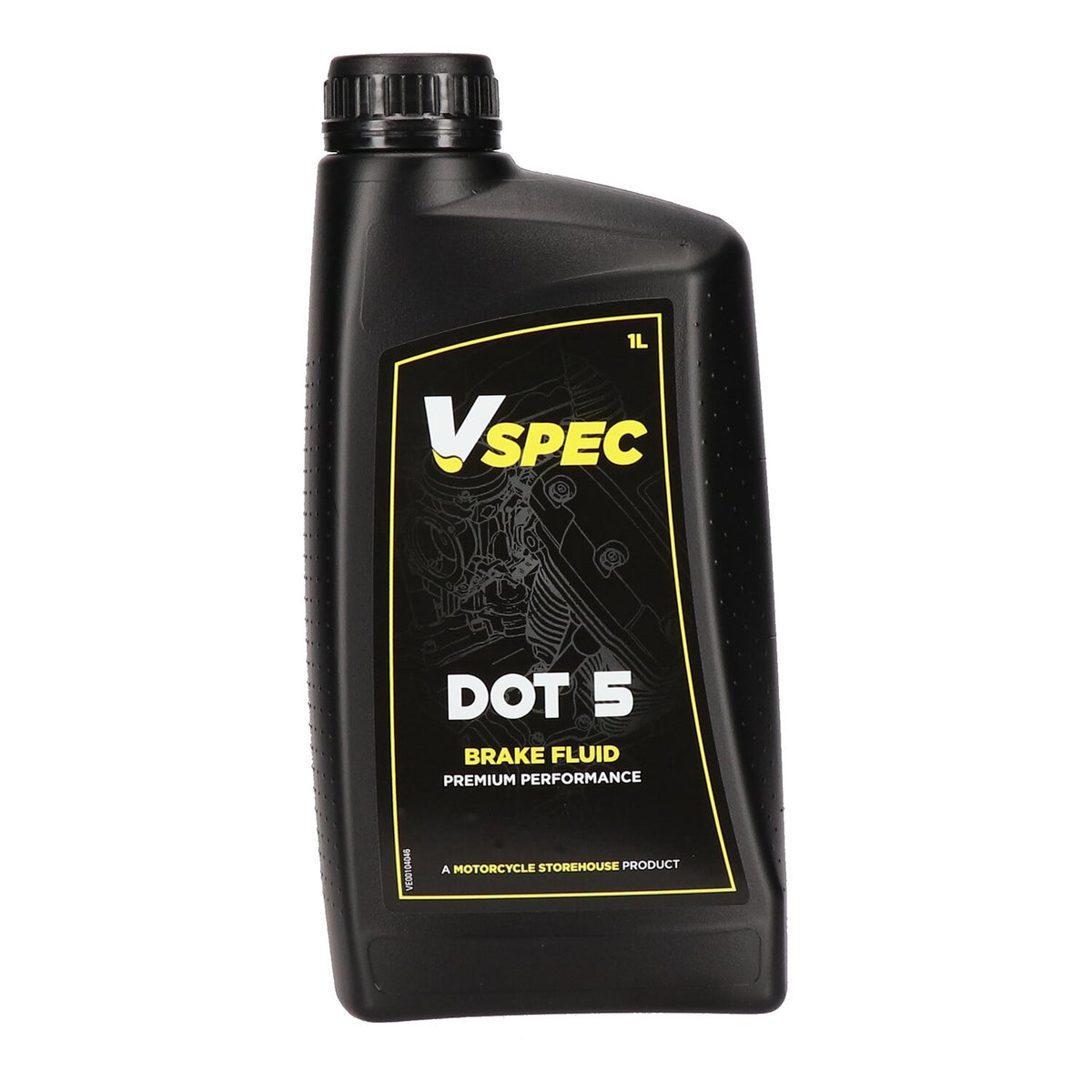 Vspec Brake fluid DOT 5 Silicone - 1 liter