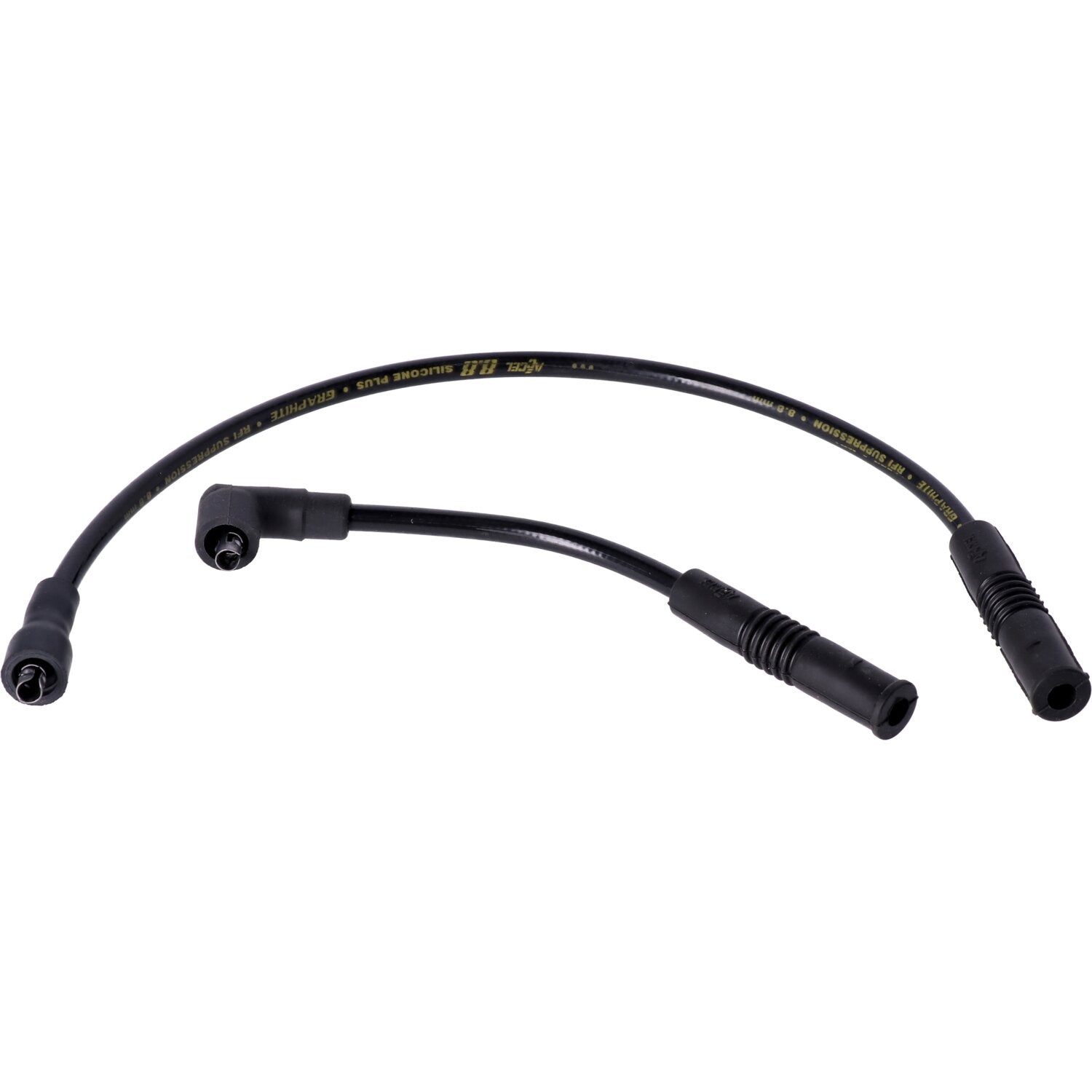 Accel 8.8mm supression core spark plug wire set - Black