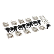 MCS M6 quick-lock fastener set black