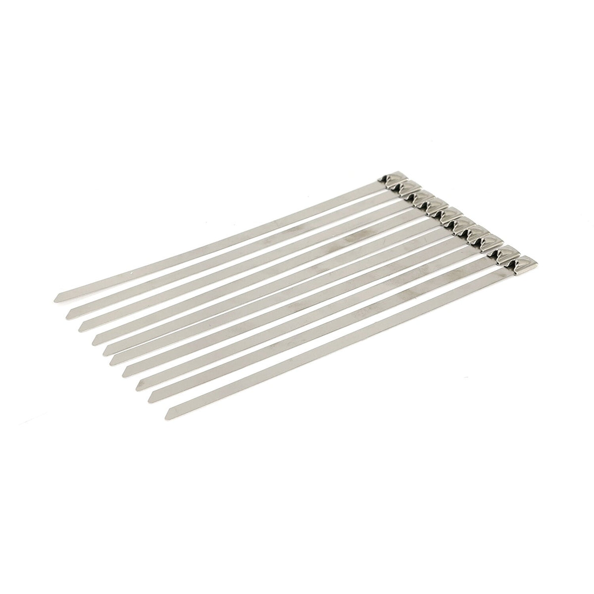 MCS Exhaust tie wraps 8" long clear stainless