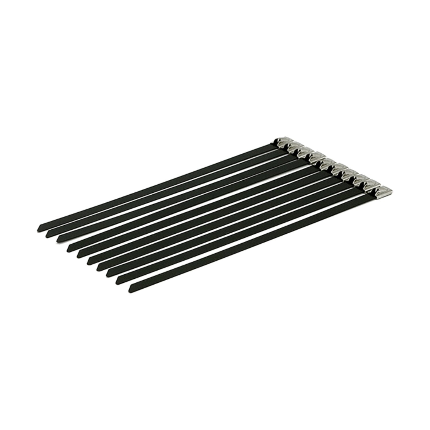 MCS Exhaust tie wraps 8" long black stainless