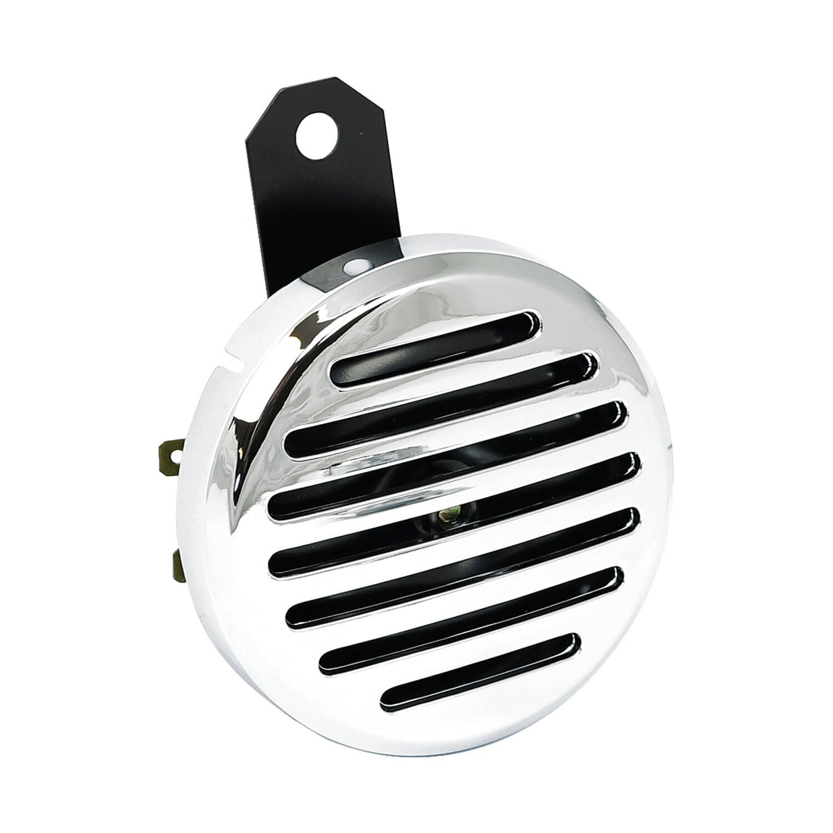 MCS 4" custom horn - 12-volt - wide horizontal slotted - Chrome