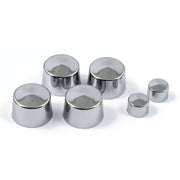 MCS Smoothtopps push-on bolt cover set - Chrome