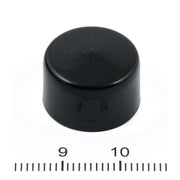 MCS Smoothtopps push-on bolt covers 1/2" hex bolts/nuts - Black