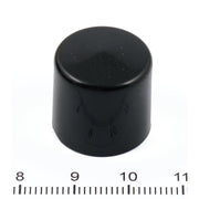 MCS Smoothtopps push-on bolt covers 9/16" hex bolts/nuts - Black