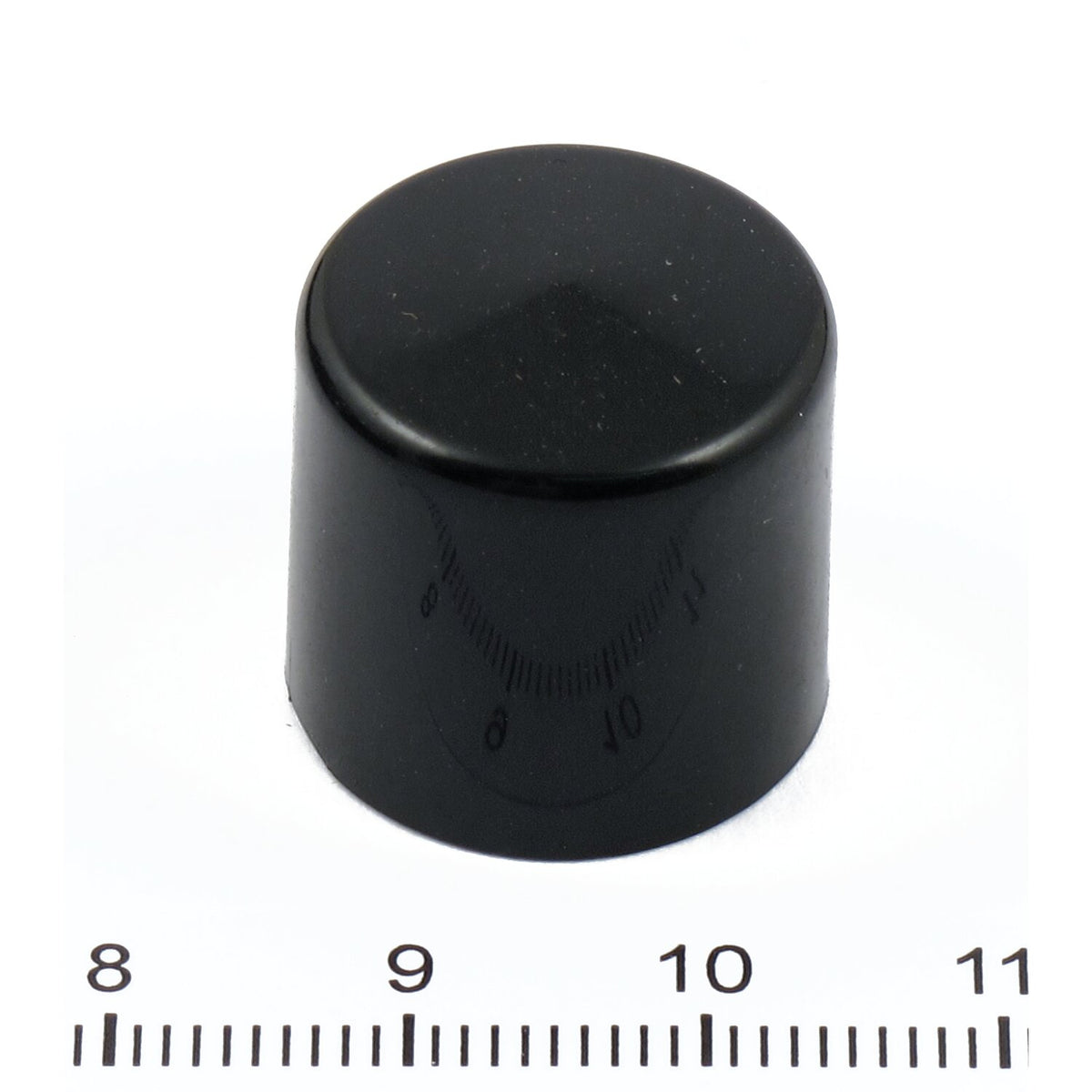 MCS Smoothtopps push-on bolt covers 9/16" hex bolts/nuts - Black