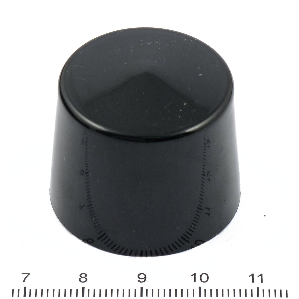 MCS Smoothtopps push-on bolt covers 1" hex bolts/nuts - Black