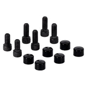 MCS Smoothtopps push-on bolt & cover kit - Black