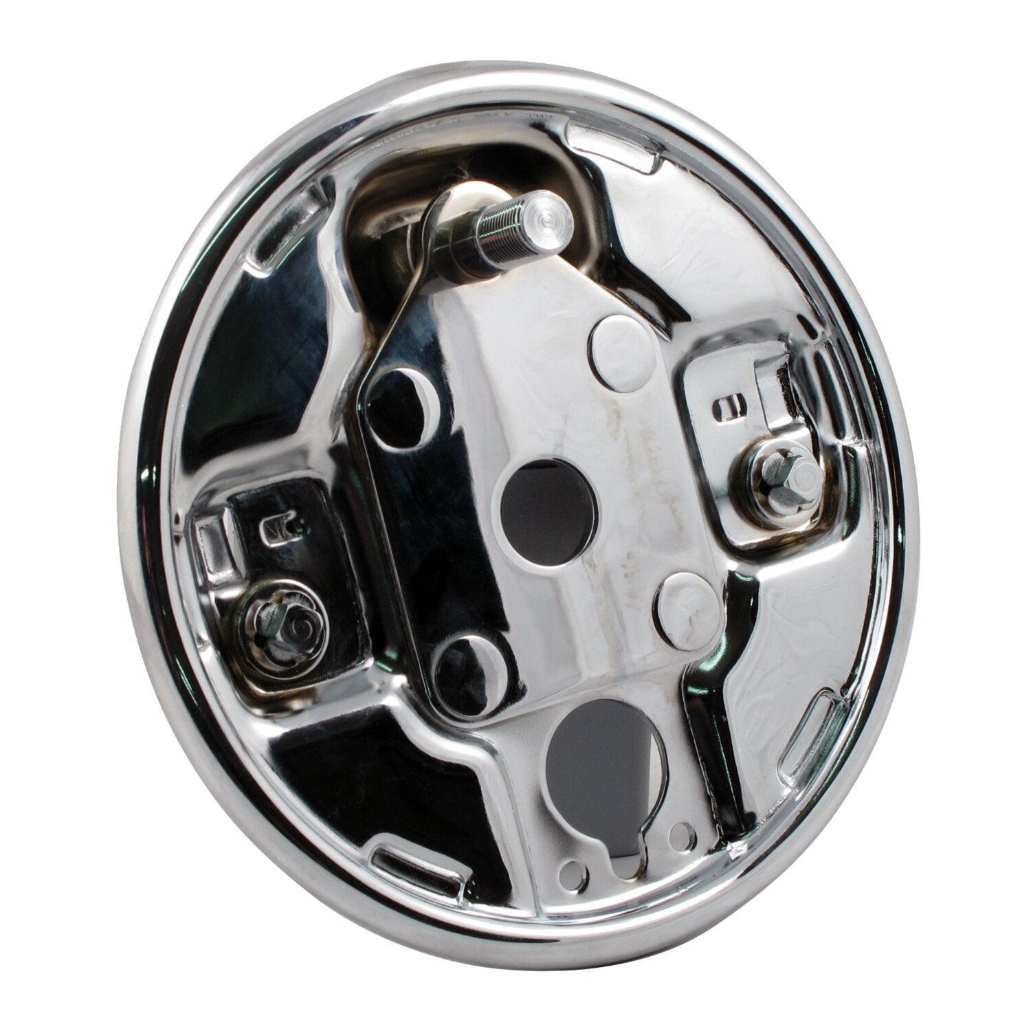MCS Rear hydraulic brake backing plate chrome