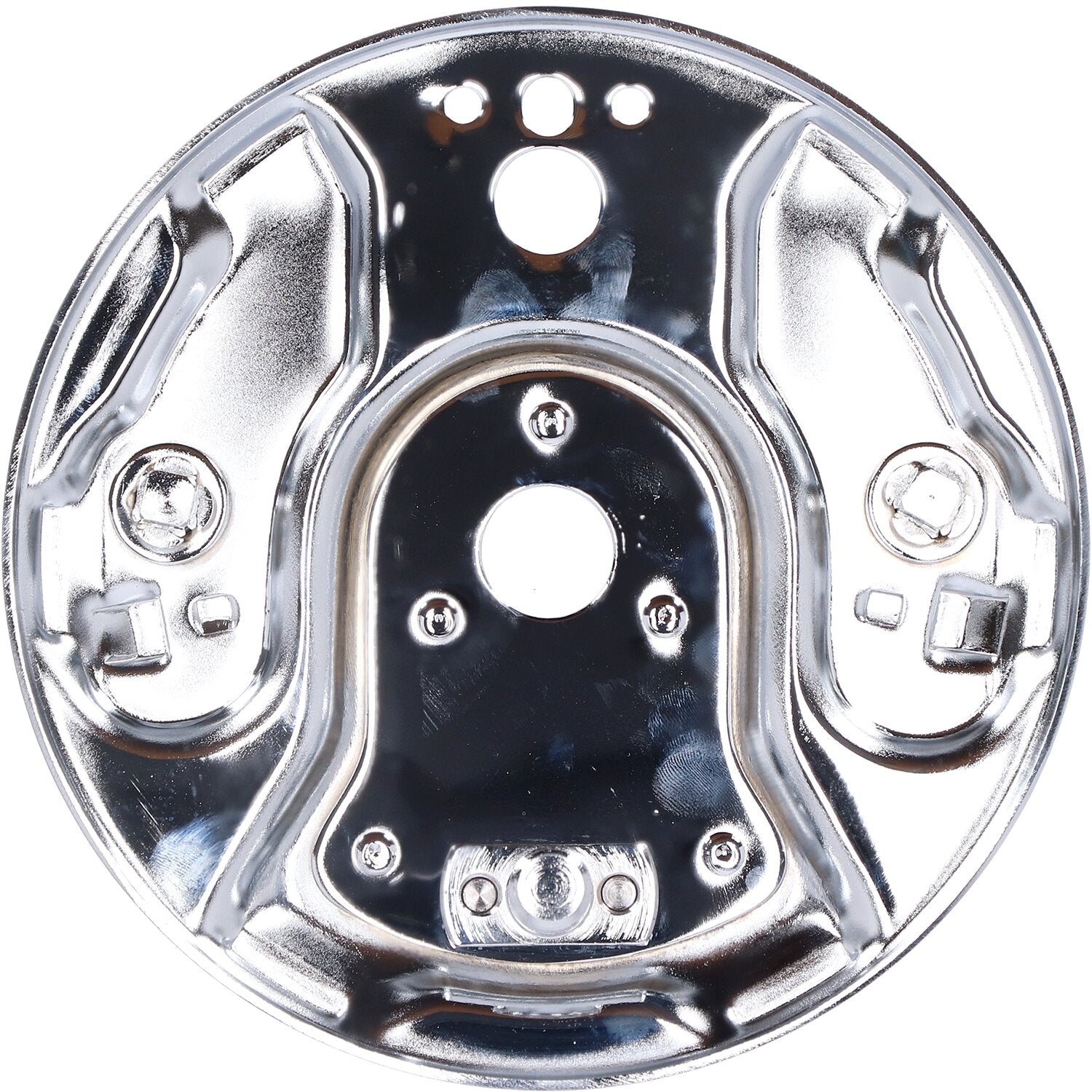 MCS Rear hydraulic brake backing plate chrome