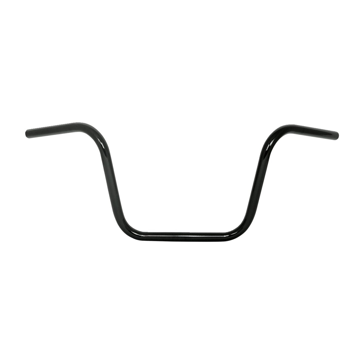 MCS Apehanger handlebar 12" rise 1" black